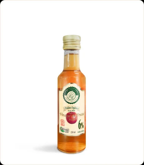 VINAGRE DE MAÇÃ ORGÂNICO 6% ACIDEZ  250ml  